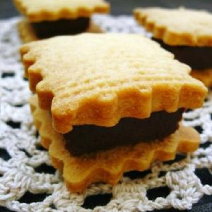 生チョコサンドクッキー レシピ 作り方 By Kay 楽天レシピ